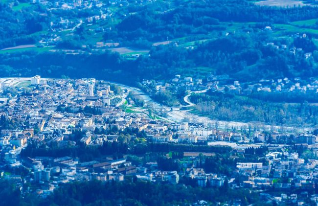 Città di Belluno vista panoramica
